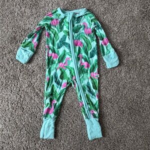 Little Sleepies Tropical Flamingo Kids Footie